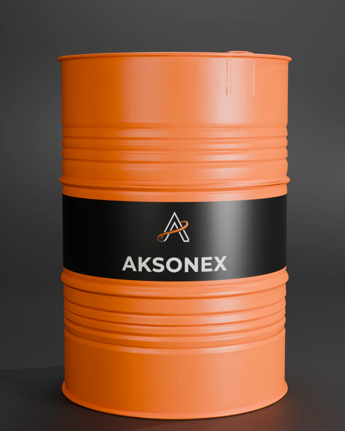 An orange AKSONEX drum