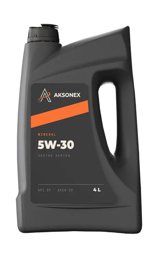 VEKTRA mineral engine oil in a 4 L jerrycan