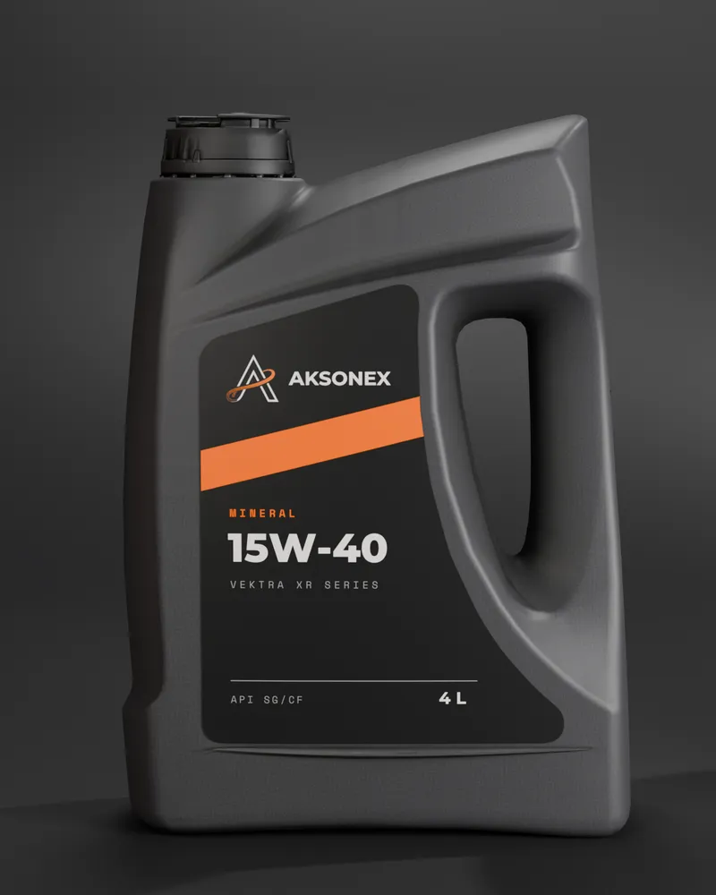 The label of a 4 L jerrycan of VEKTRA 15W-40